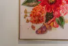 a gold tray frame around a stretched canvas