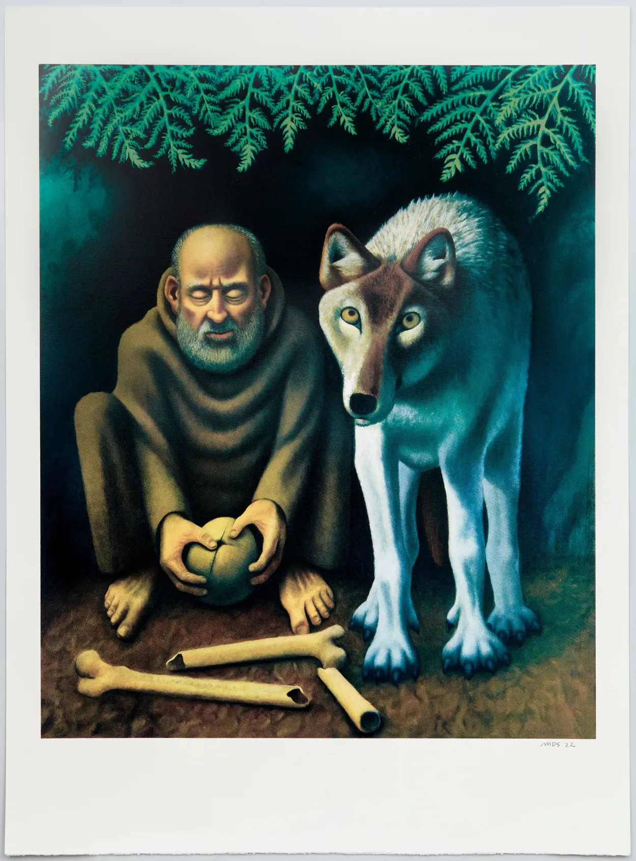 St Francis and the Wolf