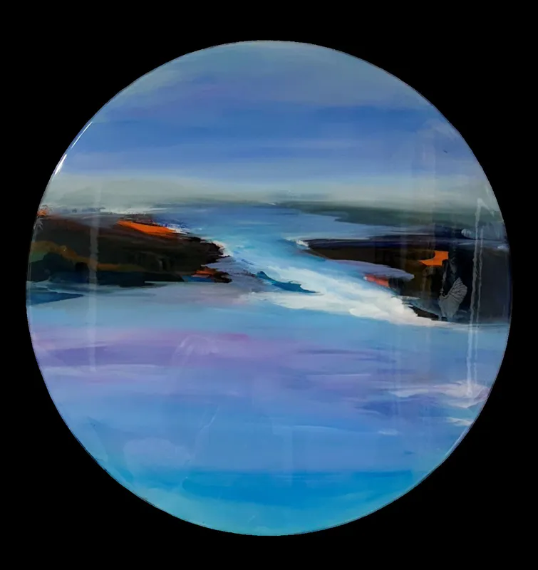 An original Acrylic painting on board by Val Enger, available at The Little Gallery Whangamata