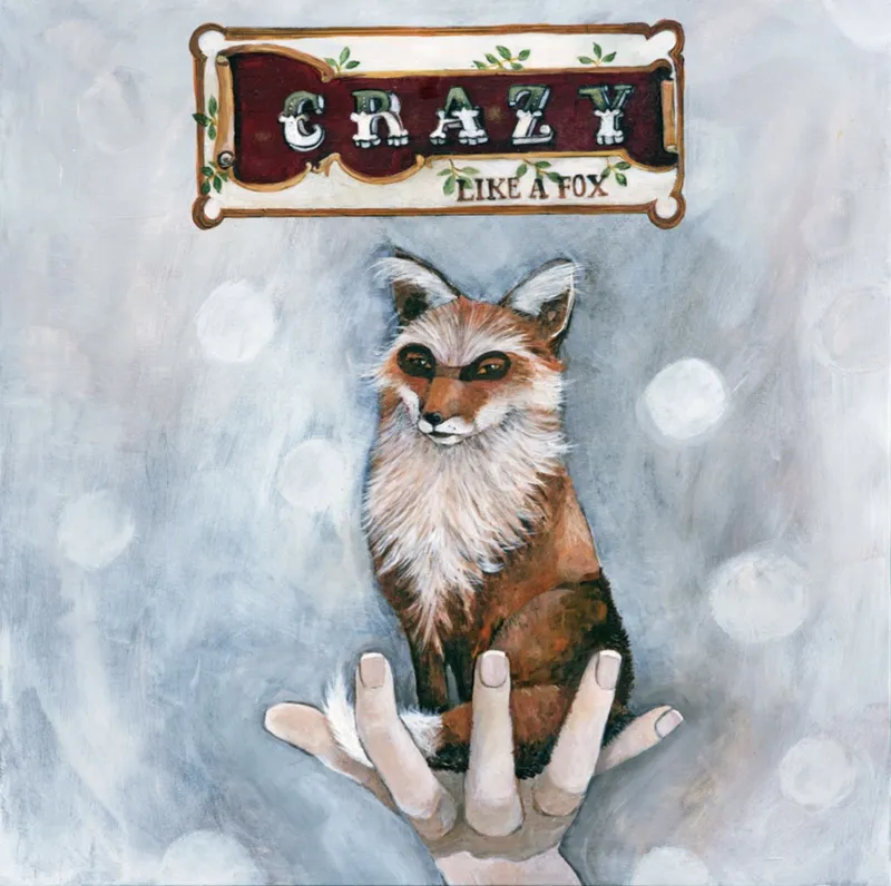 A limited edition print with a fox by Hayley Hamilton, available at The Little Gallery Tairua