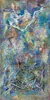A Colourful Abstract painting by Michael Harrison, available at The Little Gallery Whangamatā
