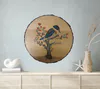 A handpainted Kingfisher on Pohutukawa ring by Chrissie Burnside available at The Little Gallery in Whangamata