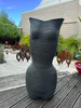 A handmade coiled clay pot or a female torso by New Zealand artist Ian Webster, available at The Little Gallery Tairua