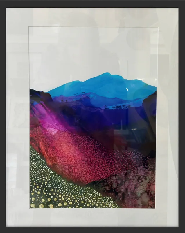 A bright and joyous original painting that draws you in by Michael Harrison, available The Little Gallery Whangamata