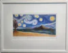 Paku painted through the eyes of Vincent Van Gogh by New Zealand artist Sue Foster, available at The Little Gallery Tairua