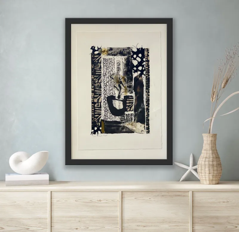 A contemporary Mixed Media artwork by Joanne Mahoney, available at The Little Gallery Tairua