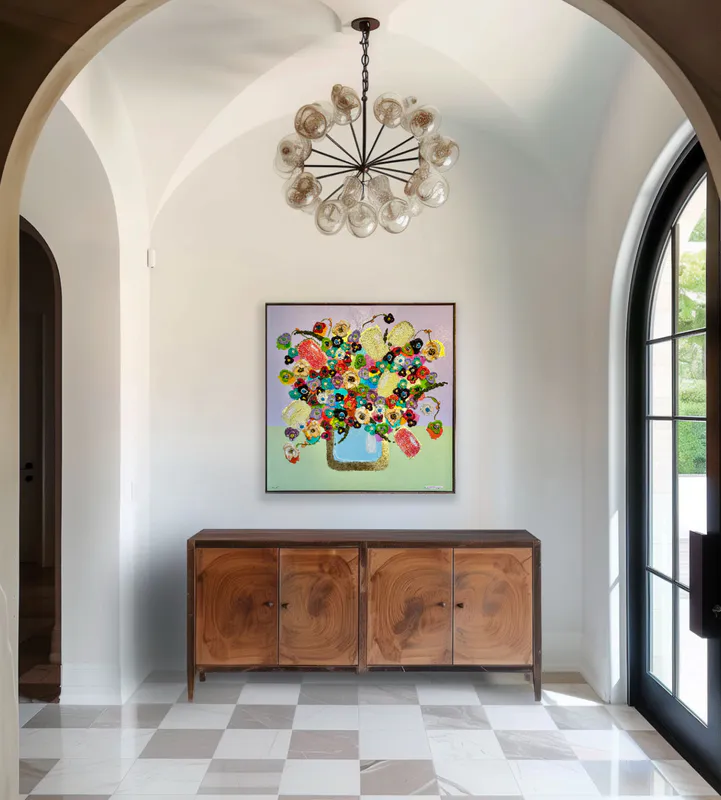 An original mixed media painting by Artist Collie Crawford available at The Little Gallery in Whangamata and Tairua