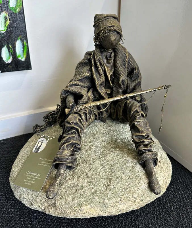 Mixed Media garden sculpture by Shona MacDonald, available at The Little Gallery Whangamata