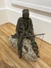 Fabric and Paverpol Fisherman sculpture by Shona MacDonald, available at The Little Gallery Tairua