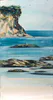 A beautiful coastal scene painted in Acrylic with a Palette knife by Sarah Gordon, available at The Little Gallery Whangamatā