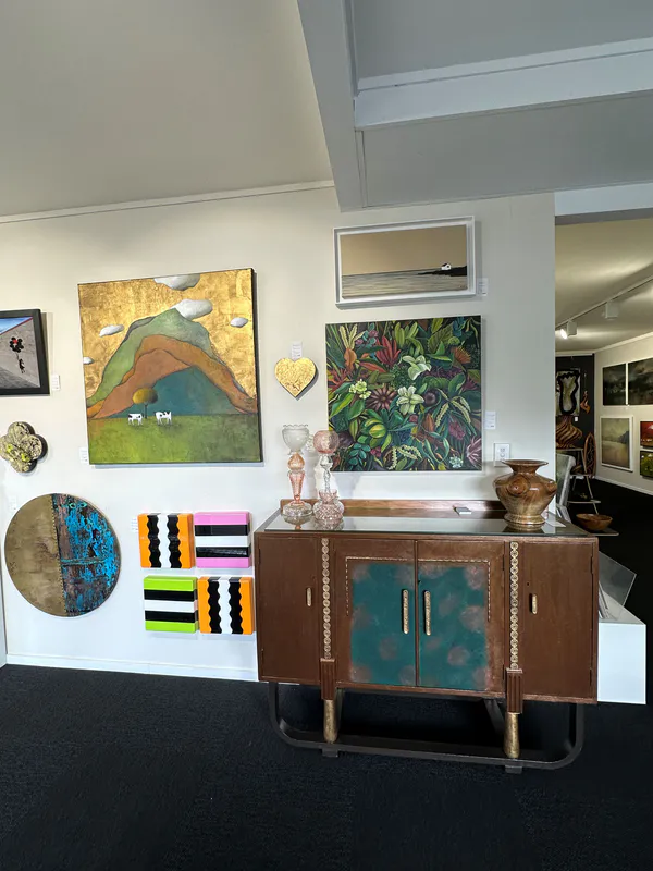 Retro restored cabinet by Restore Anew available at The Little Gallery in Whangamata