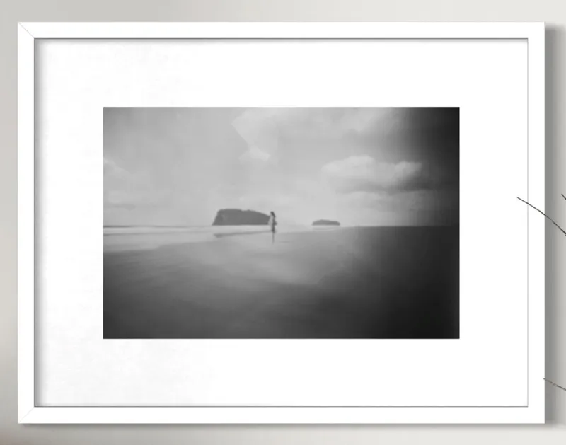A limited edition print from a homemade pinhole camera by Lena McKillop, available at The Little Gallery Tairua