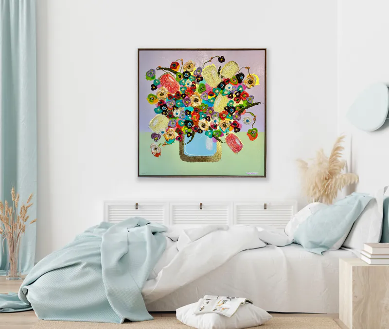 An original mixed media painting by Artist Collie Crawford available at The Little Gallery in Whangamata and Tairua