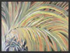 A beautiful Acrylic painting of a Palm Frond by Tina Carey, available at The Little Gallery Tairua