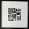 A fun colourful geometric artwork by Michael Harrison, available at The Little Gallery Tairua
