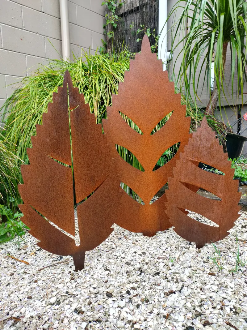 Leaves - Corten Steel