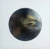 A small original circular abstract painting by Tairua artist Michael Harrison, available at The Little Gallery Whangamata