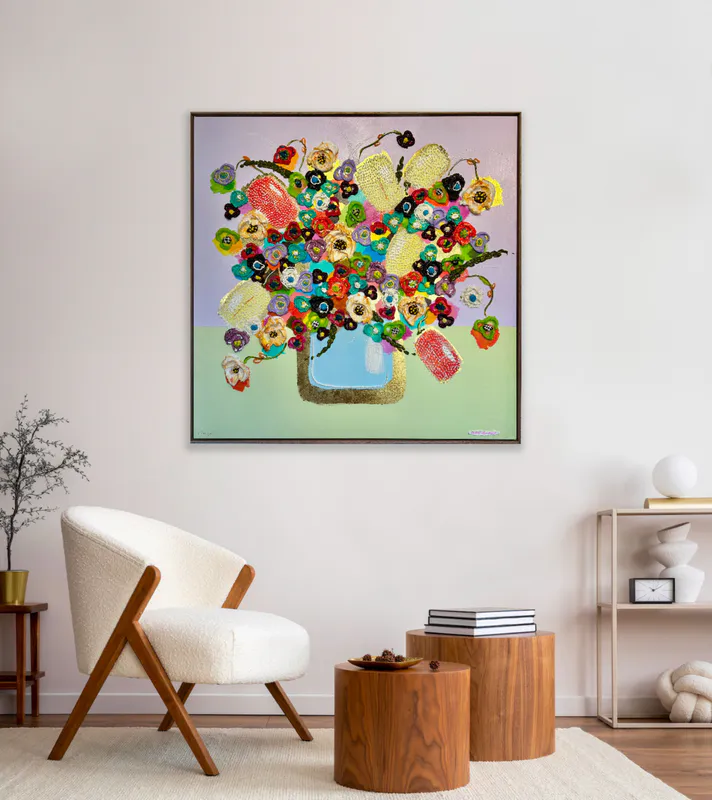 An original mixed media painting by Artist Collie Crawford available at The Little Gallery in Whangamata and Tairua