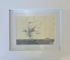 Marine chart with ink drawing of the Alderman Islands by Joanne Mahoney, available at The Little Gallery Whangamatā