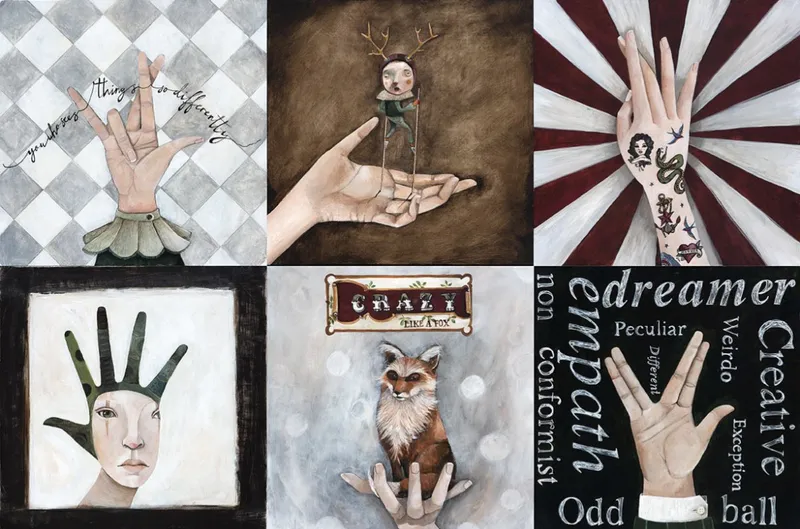 A limited edition print of a collection of works by Hayley Hamilton, available at The Little Gallery Tairua