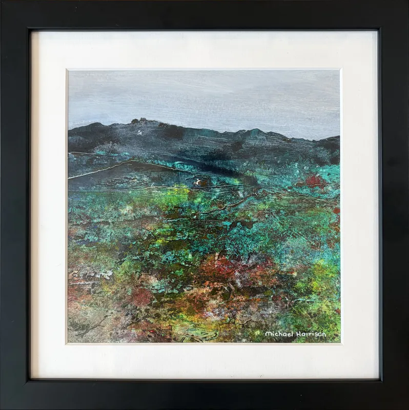 An original Acrylic abstract painting by Michael Harrison, available at The Little Gallery Tairua