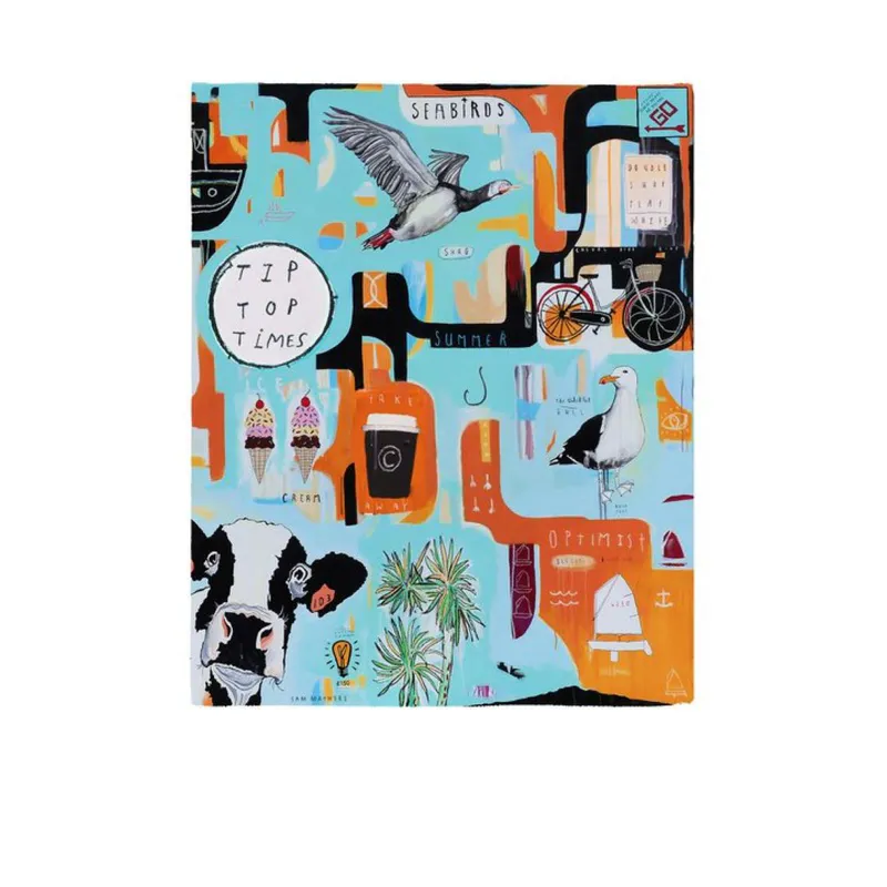 A limited edition print celebrating the Kiwi Summer by Sam Mathers, available at The Little Gallery Whangamata