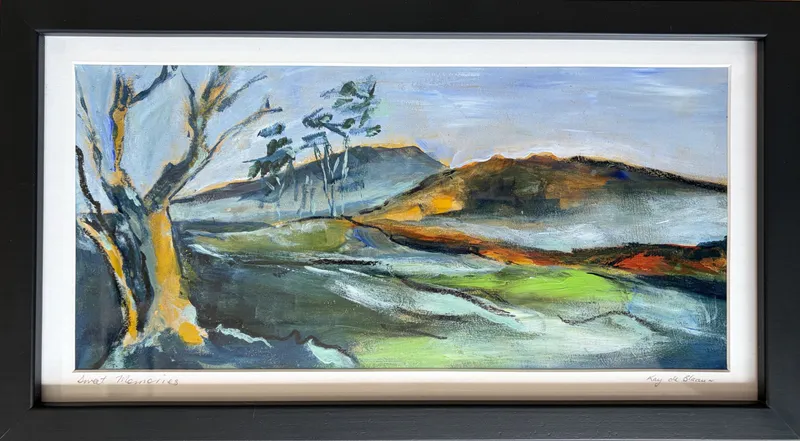 An original landscape painting by Kay de Blaauw, available at The Little Gallery Tairua