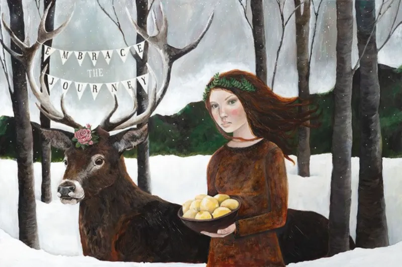 Embrace the Journey - A fine art limited edition by New Zealand artist Hayley Hamilton, available at The Little Gallery Whangamata