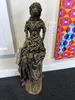 Garden sculpture of lady reflecting by Shona MacDonald, available at The Little Gallery Tairua