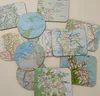 Cork coasters with maps of Coromandel area by Linda Cole-Cantwell available at The Little Gallery in Tairua