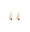 Smoky Pearl Drop Earrings, $160