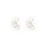 Geometric Cube Earrings, $142