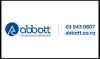 Abbott Insurance Brokers hole and cart sponsor
