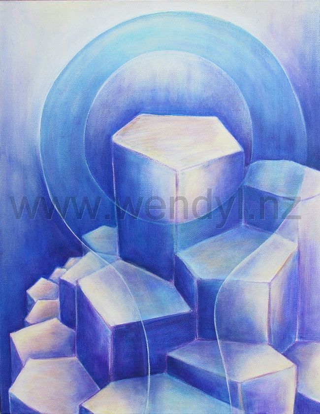 The Rocks that Remember. Painting by Wendy Laurenson
