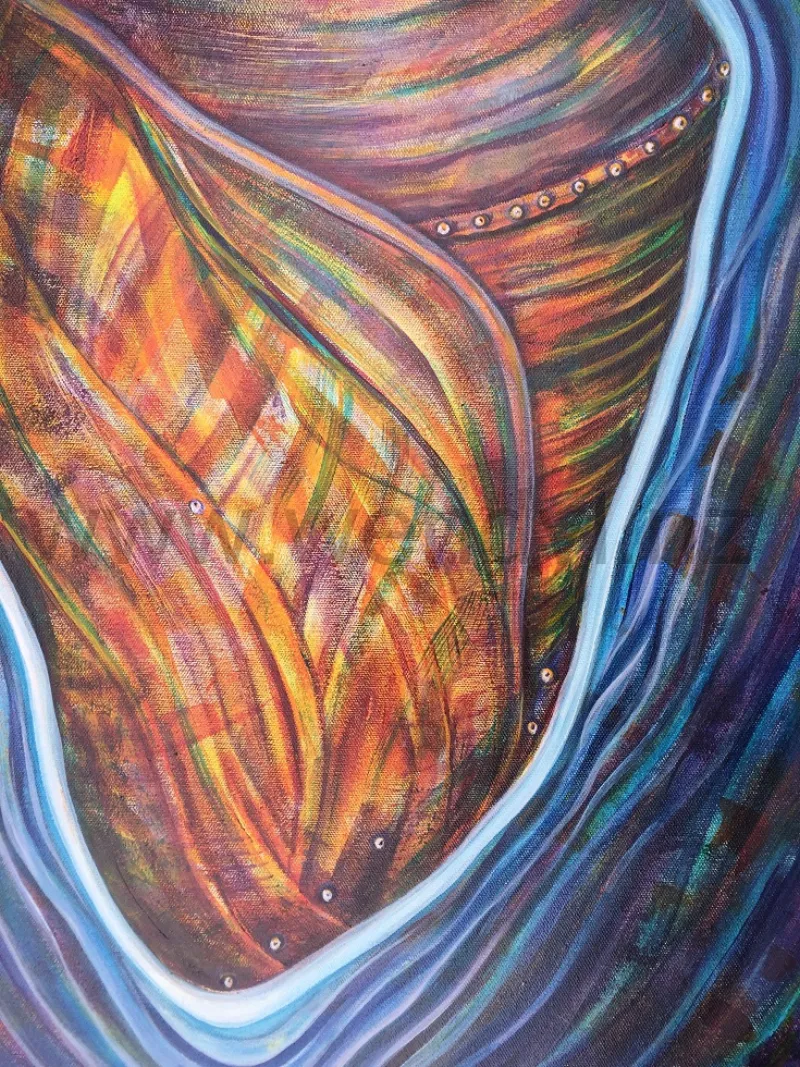 Wings in Waiting close-up of base.