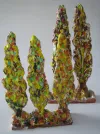 Poplar Trees, ceramic, varied sizes