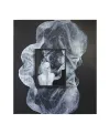 VEIL OF PARAKETH, 1/5, 54 x 64cm, Carson Baryta archival paper & THE VEIL, 150 x 169cm, cut vinyl wallpaper