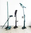 (SOLD) Clamped Birds series 2016, Bronze