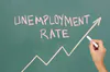 Unemployment rate graph image